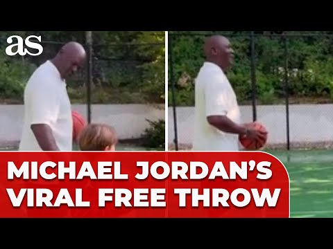 Michael Jordan's UNEXPECTED VIRAL MOMENT: the FREE THROW everyone’s talking about