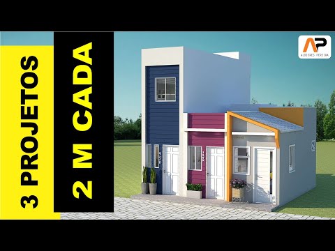 How to build 2-meter houses: 3 models for you