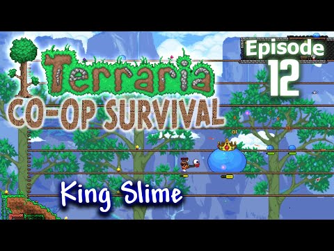 King Slime Boss | Terraria: Master World Co-Op Playthrough - Episode 12