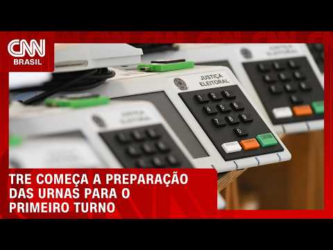 TRE começa preparação das urnas usadas para o primeiro turno das eleições | CNN 360º