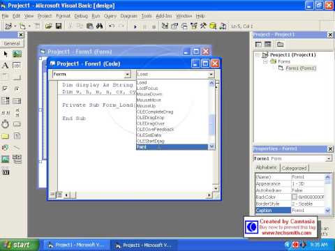 Project 21 visual basic