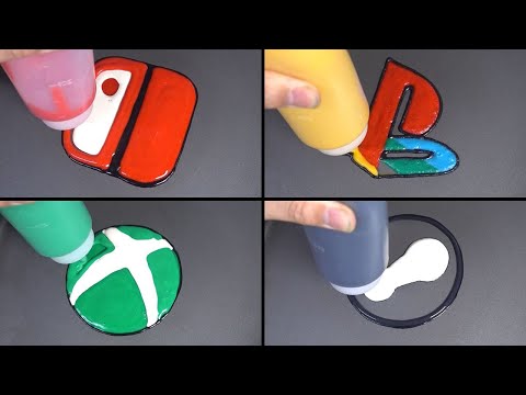 Game Brand Logo Pancake Art - Nintendo Switch, PlayStation, Xbox One, Steam