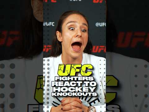 Noche UFC Fighters React To Hockey Knockouts 💥