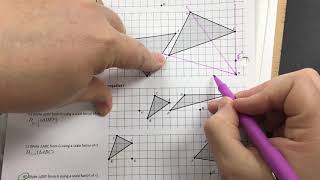 Dilations Worksheet Examples