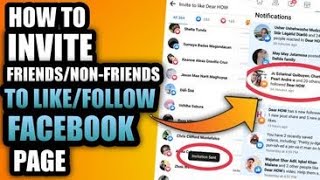 HOW TO INVITE NON-FRIENDS OR FRIENDS TO FOLLOW YOUR FACEBOOK BUSINESS PAGE