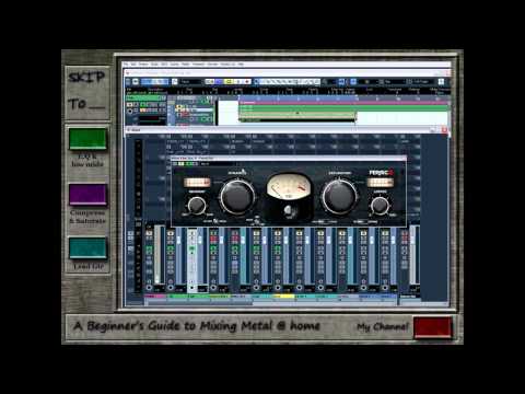 A Beginner's Guide to Mixing Metal at Home - Episode 3 pt. 2 (Guitars 2)