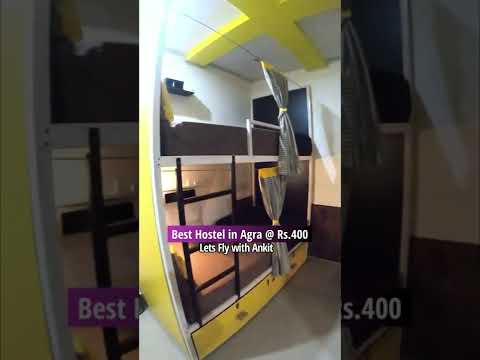 Budget hotels in AGRA @Rs.400 | Hosteller Agra | Hostels near Taj MAHAL | lets fly with ankit