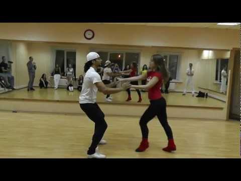 Zouk Class 09.04.12 at Brazuka Dance School - Wakko Oliviér & Маша Величкина