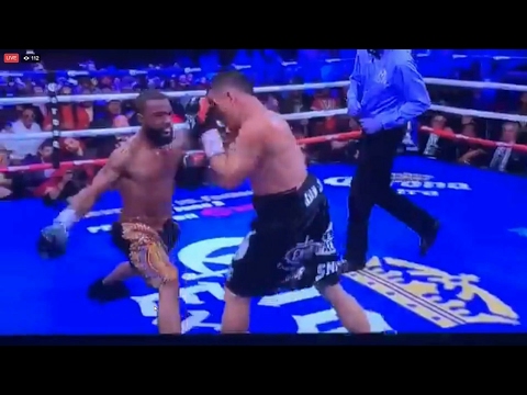 (VICIOUS TKO!) GARY RUSSELL VS OSCAR ESCANDON  POST FIGHT TALK W/  DBN