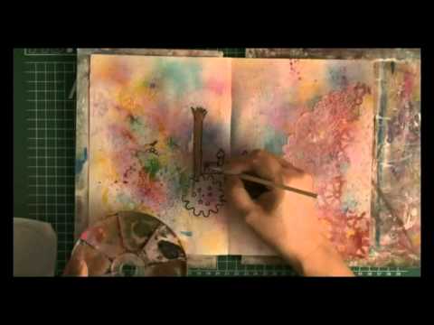 Kwakken en Plakken, Mixed media en Art journaling - Trompke - 02