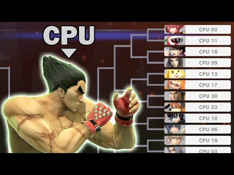 How Strong Is The Kazuya CPU Really? - Lvl. 9 CPU Tournament