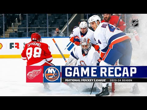 Red Wings @ Islanders 10/30 | NHL Highlights 2023