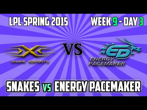 1. Snakes vs Energy Pacemaker - Game 1 - Highlights - 2015 - LPL Spring W9D3