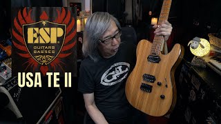 Video thumbnail for The ESP USA TE II Zebrawood by Jon is just TOO LouD!!