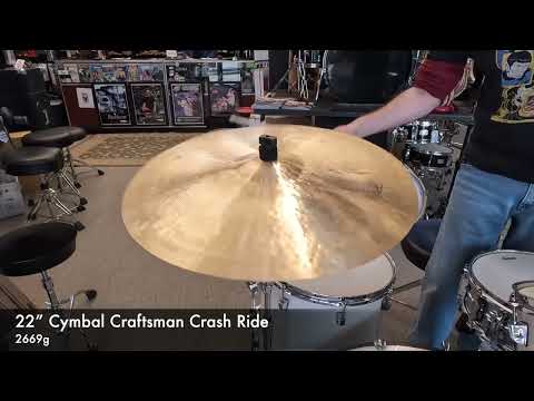 22" Cymbal Craftsman Crash Ride