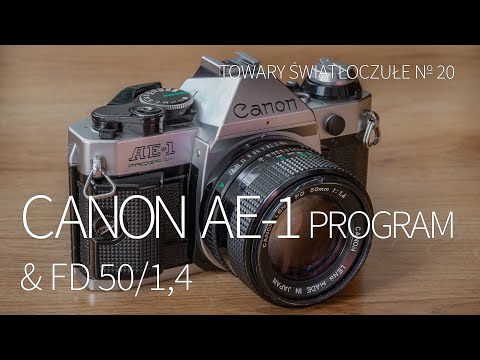 Canon AE-1 Program & Canon FD 50 mm 1:1.4 [TOWARY ŚWIATŁOCZUŁE 20]