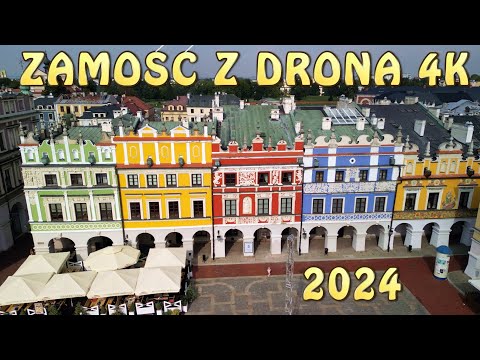 ZAMOŚĆ 4K - CO WARTO ZOBACZYĆ ? ATRAKCJE TURYSTYCZNE - PODRÓŻE - RELACJE - FILMY POLSKA 2024