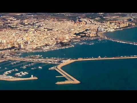 Manfredonia vista in Volo "01 Gennaio 2017" (video Matteo Nuzziello)