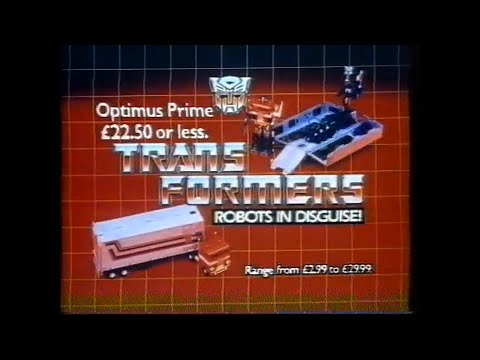 Transformers G1 Optimus Prime Commercial UK