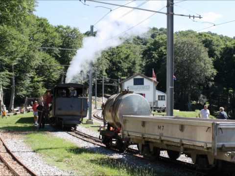 Ferrovia del Monte Generoso - Treno histórico com locomotiva a vapor Winterthur del 1890