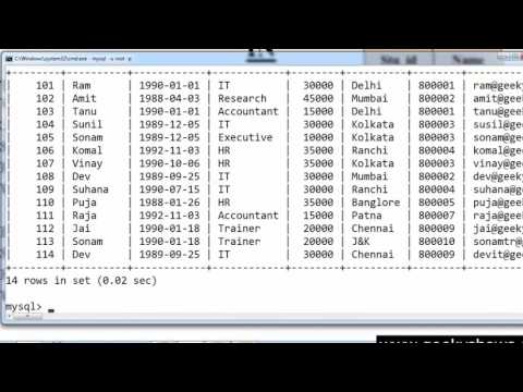 30 IN Operator in SQL Hindi