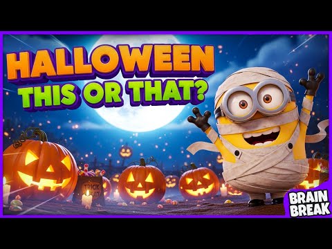 Halloween This or That | Halloween Brain Breaks For Kids | Would You Rather | Halloween GoNoodle