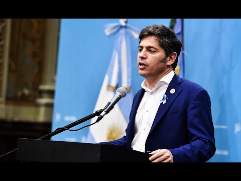 Kicillof en el acto por el Día de la Soberanía Nacional: “Hay que cuidar la producción y el trabajo”
