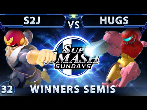 SSS 32 - S2J (Falcon) Vs. HugS (Samus) SSBM - Winners Semis - Smash Melee