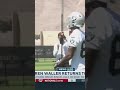 Darren Waller RETURNS to Raiders practice #shorts