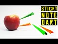 EASY Origami How To Make A Sticky Note Dart Yakomoga Origami Tutorial