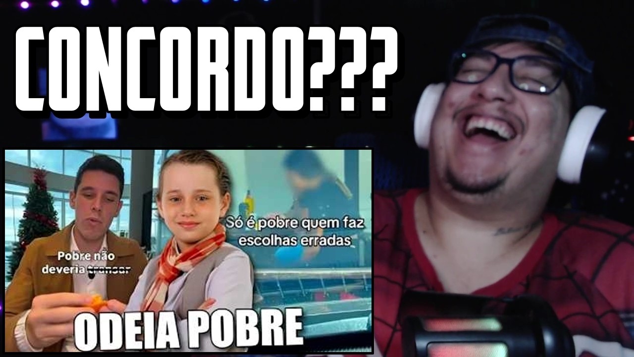 se odiar pobre fosse lei, esse cara seria um cidadão exemplar