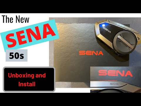 Unboxing and How To Install Sena 50s Into Simpson Ghost Bandit