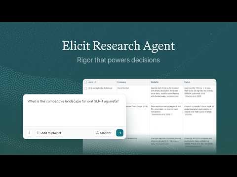 Elicit Research Agent