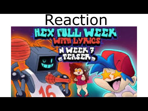 Hex WITH LYRICS + WEEK 7 TEASER By RecD - Friday Night Funkin' THE MUSICAL (Lyrical Cover) Reaction