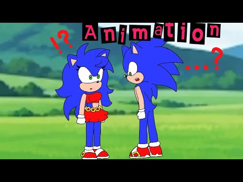 Sonic Meet Sonica And His Friends For The First Time, Animation. Part-1