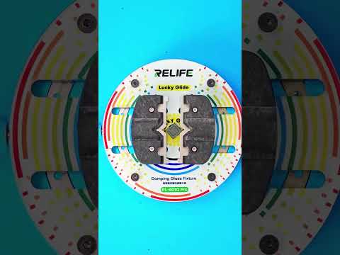 نگهدارنده برد و چیپ ۳۶۰ درجه ریلایف مدل RL-601Q (پلتفرم قلع‌زنی میانی با شیشه مقاوم حرارتی)