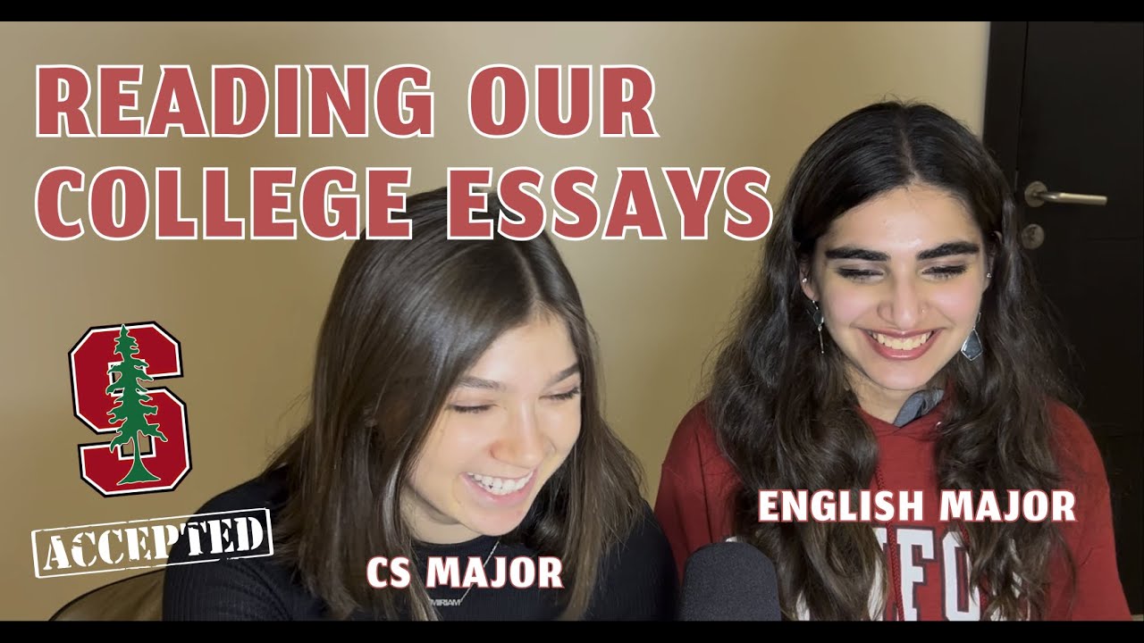 Reading My College Essay That Got Me Into Stanford!