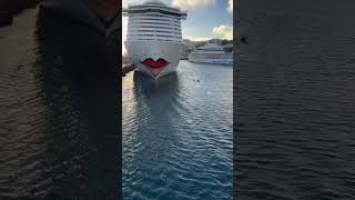 Look at the size of this #cruiseship #travel #cruise