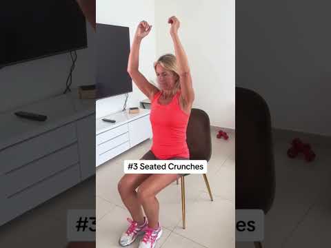 Lose lower belly fat with this seated workout!