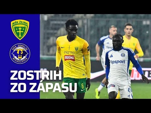 ZOSTRIH | MŠK Žilina - MFK Zemplín Michalovce (8.11.2025, 2:0)