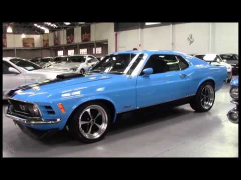 FORD Mustang blue 1970 1008622