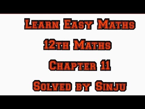 12th Maths Chapter 11 Example 11.14 Samacheer State board Tamil English medium