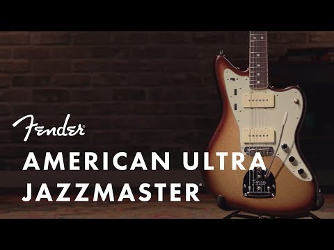 Fender American Ultra Jazzmaster Electric Guitar, Maple Fingerboard, Cobra Blue image 4