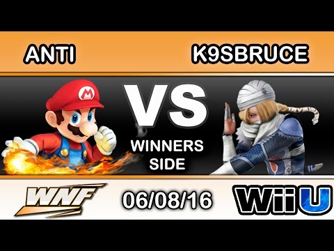 WNF 2.5 - ANTi (Mario) Vs. NIPS | K9sbruce (Sheik) Winners Side - Smash Wii U