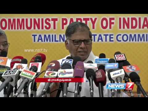 AIADMK cannot answer our questions about corruption: G Ramakrishnan | News7 Tamil