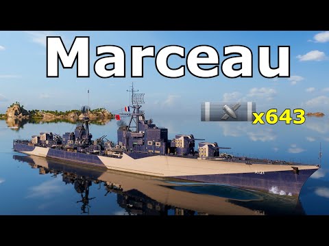 World of WarShips Marceau - 3 Kills 220K Damage