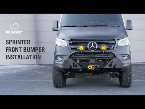 2019-2024 Mercedes Sprinter Low-Pro Front Bumper - Installation