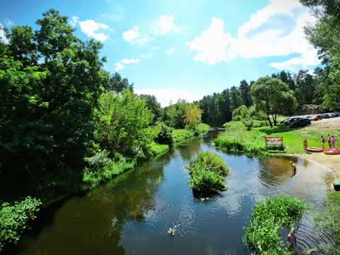 Liswarta z perspektywy drona FPV.