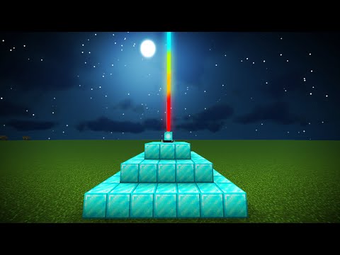 Minecraft - JAK ZROBIĆ TĘCZOWY BEACON!