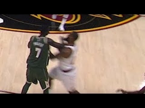 Thon Maker Elbows LeBron James In The Throat